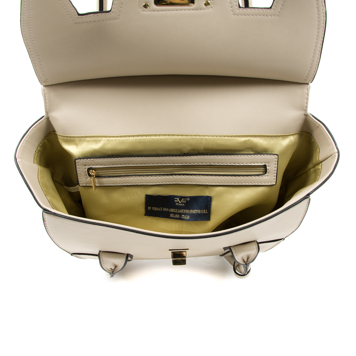 Bolso de mano para mujer V 1969 Italia Beige SALLY