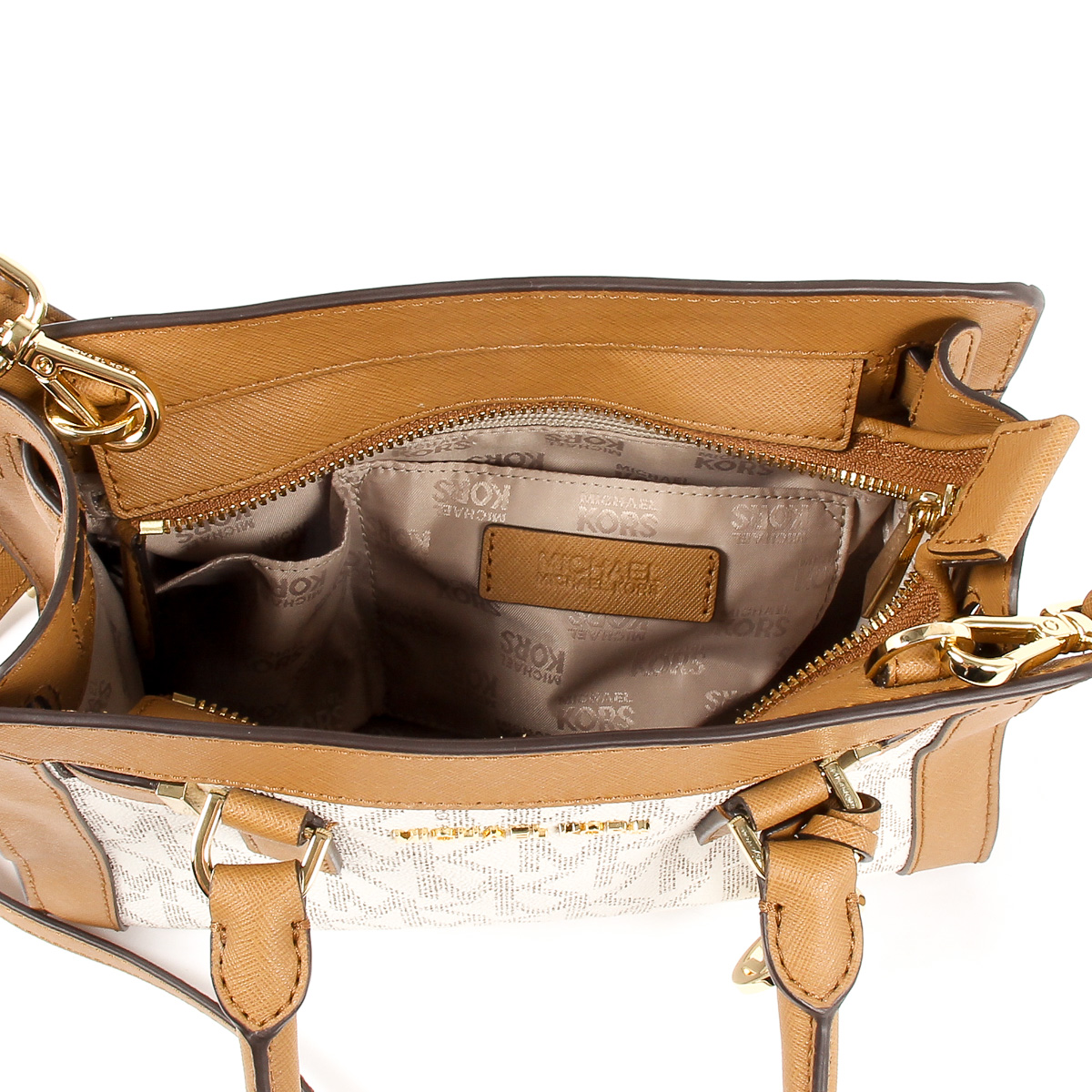 Michael Kors Womens Handbag DILLON 35T7GAIS1B VANILLA ACRN