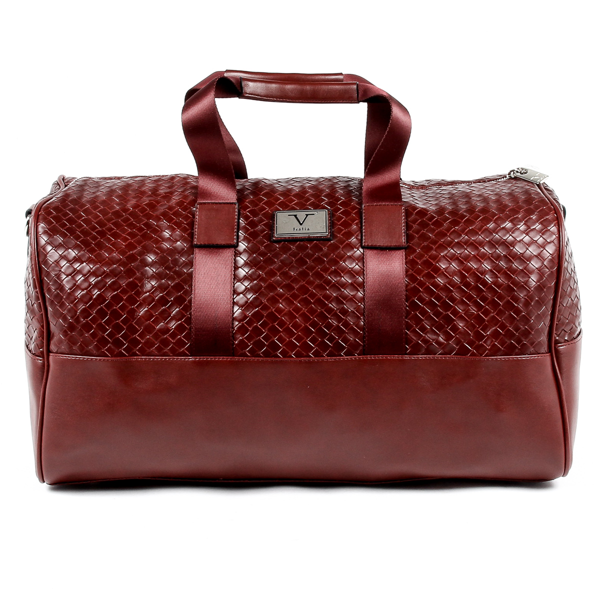 Bolso de mano para hombre V 1969 Italia, color rojo oscuro, JEFF