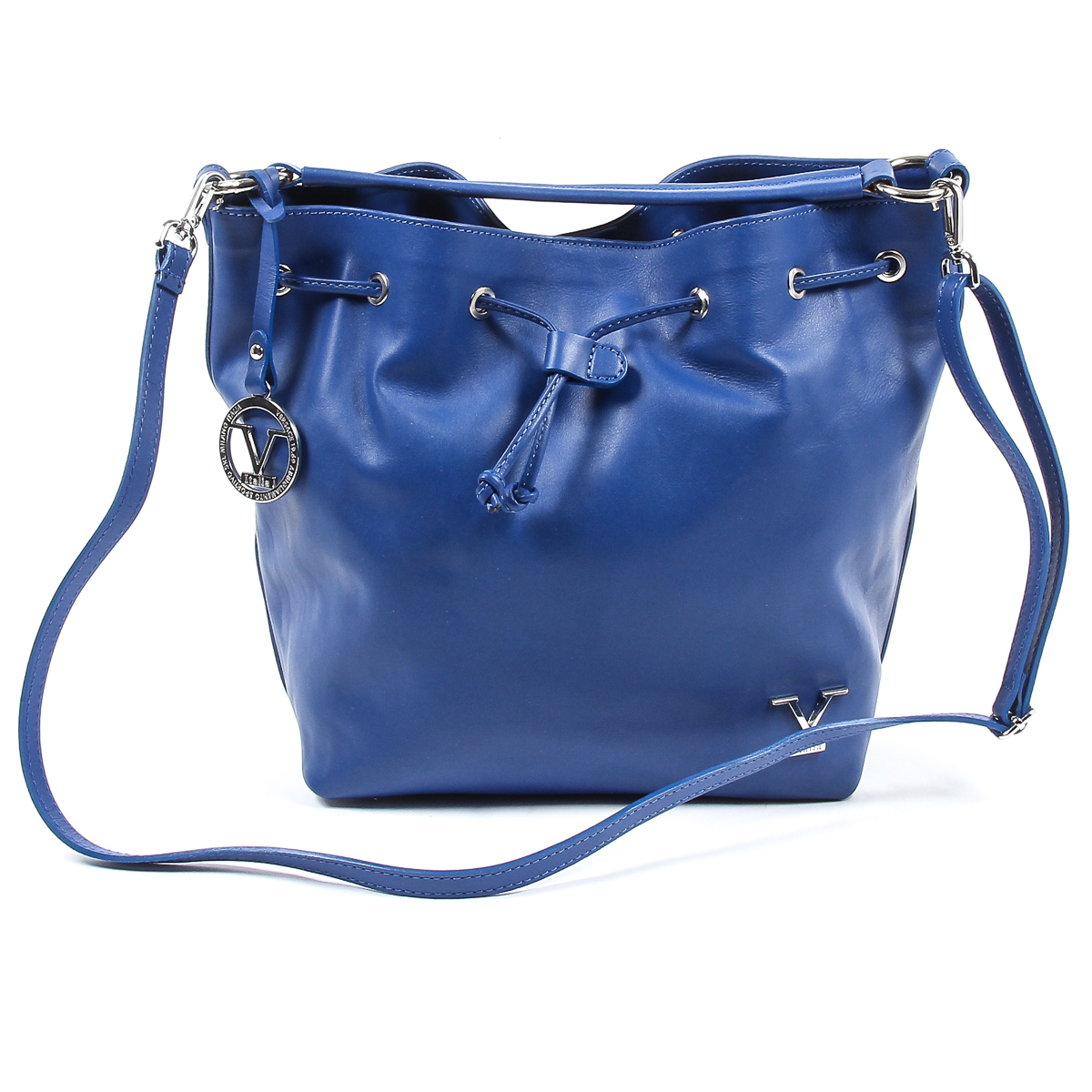 Bolso de mano para mujer V 1969 Italia V005-S SOFT COBALTO