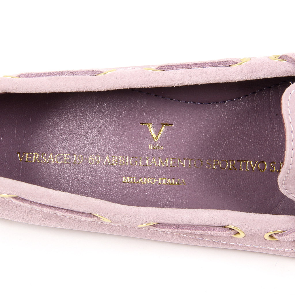 Mocasín para mujer V 1969 Italia color lila CRETA