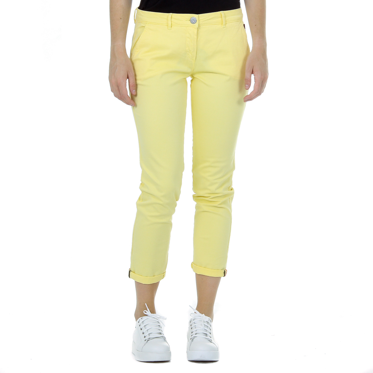 Pantalones de mujer Andrew Charles amarillos PENDA