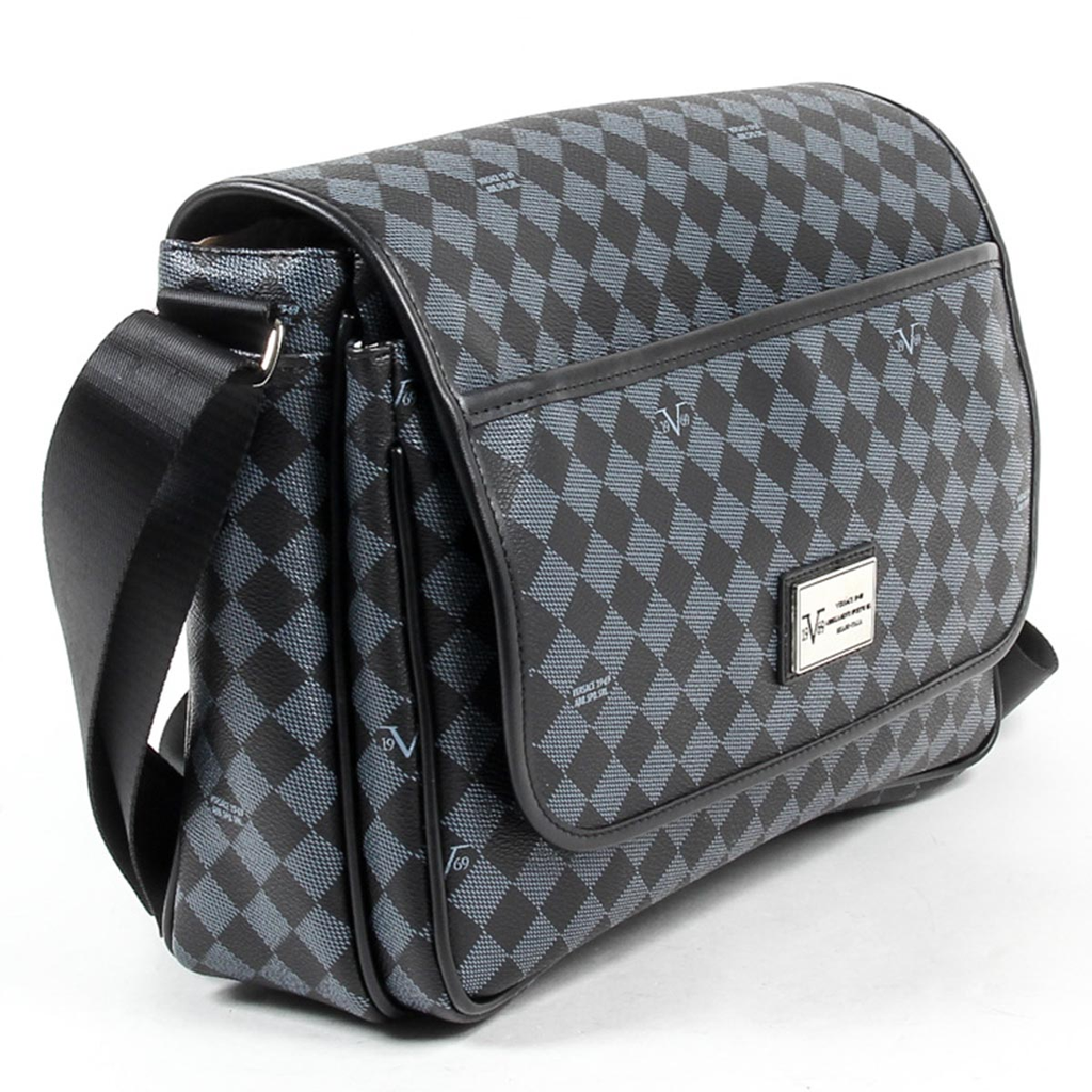 Bolso de hombre V 1969 Italia V1969014 GRIS NEGRO
