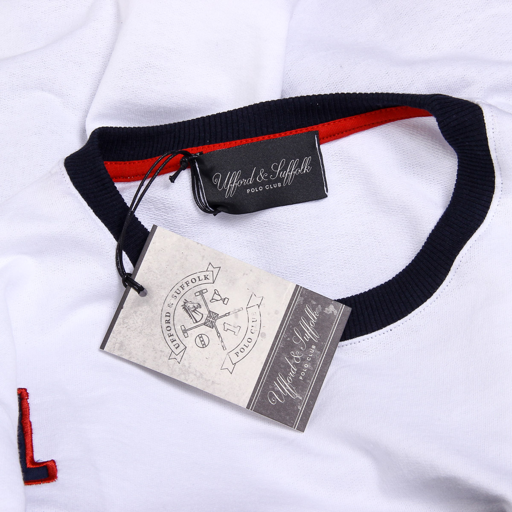 Suéter de hombre Ufford & Suffolk Polo Club de manga larga y cuello redondo