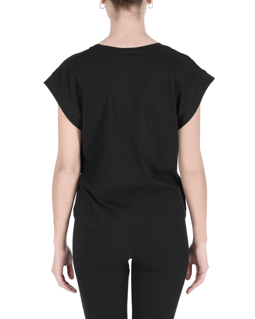 Camiseta Italia para mujer 19V69 SIA NEGRA
