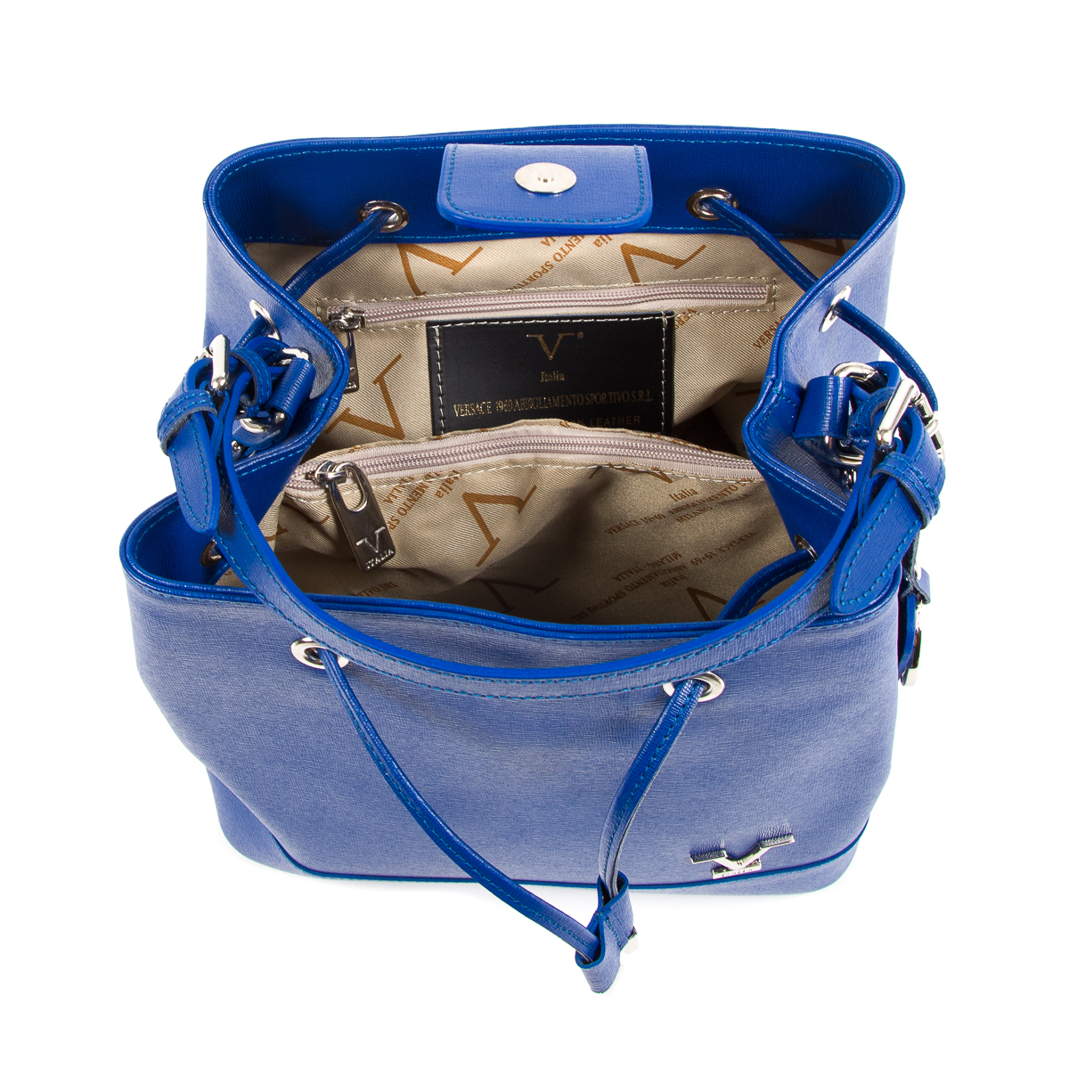 V 1969 Italia Womens Handbag Blue LINZIE