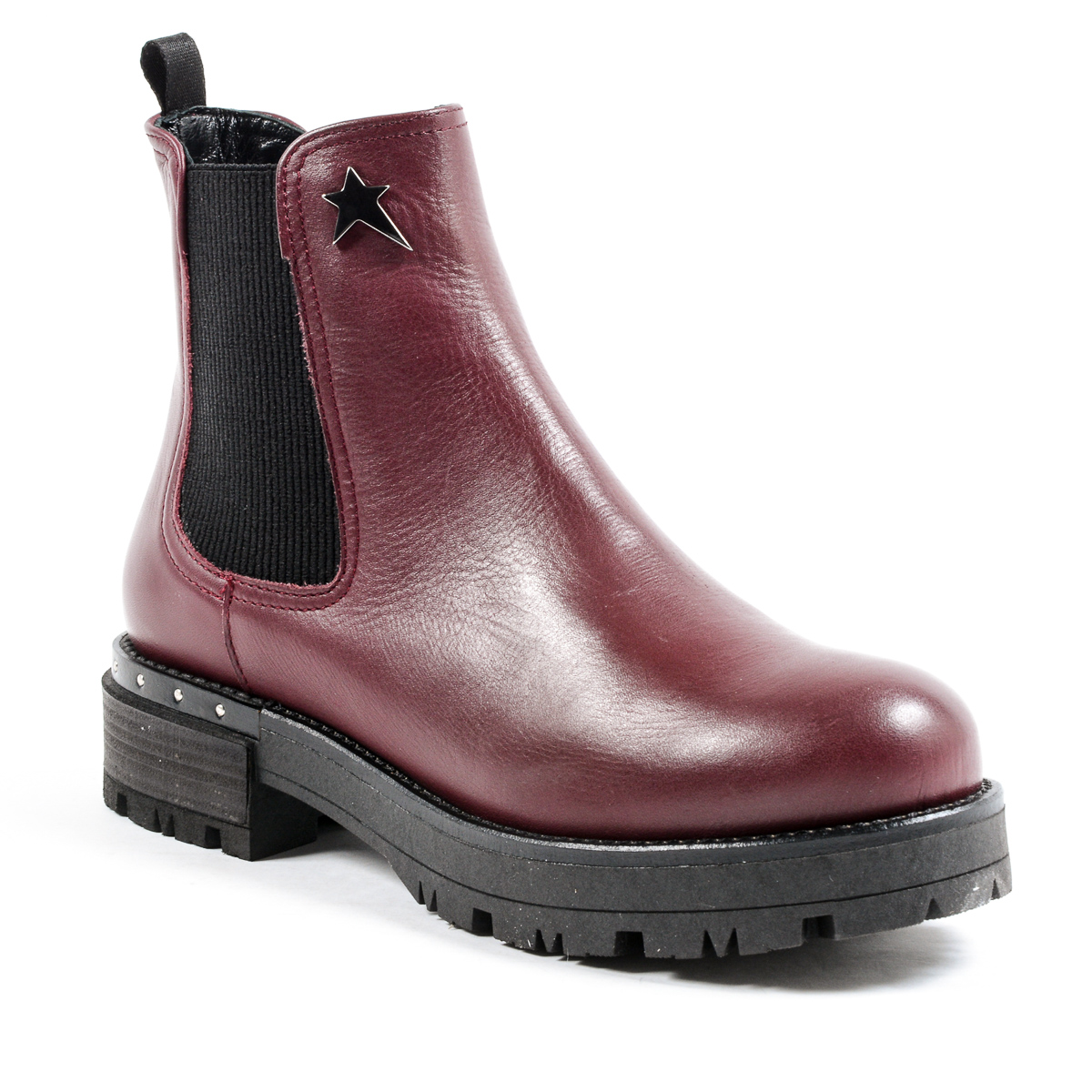 Andrew Charles Womens Ankle Boot Bordeaux CHRISSIE