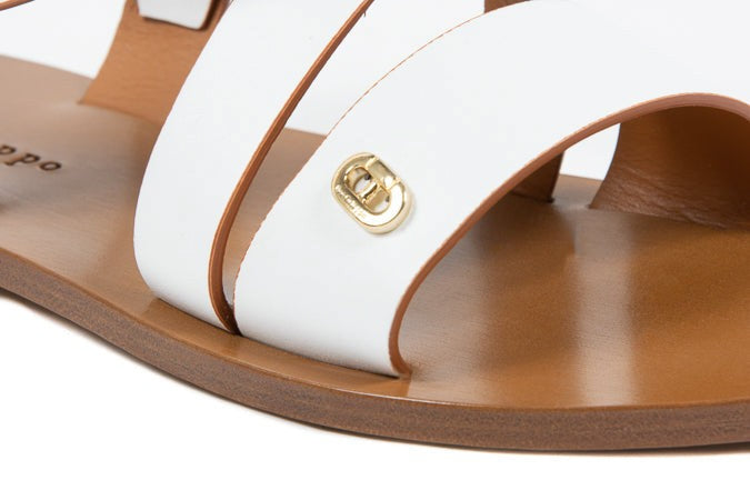 Haz cualquier cosa Sandalia Blanca