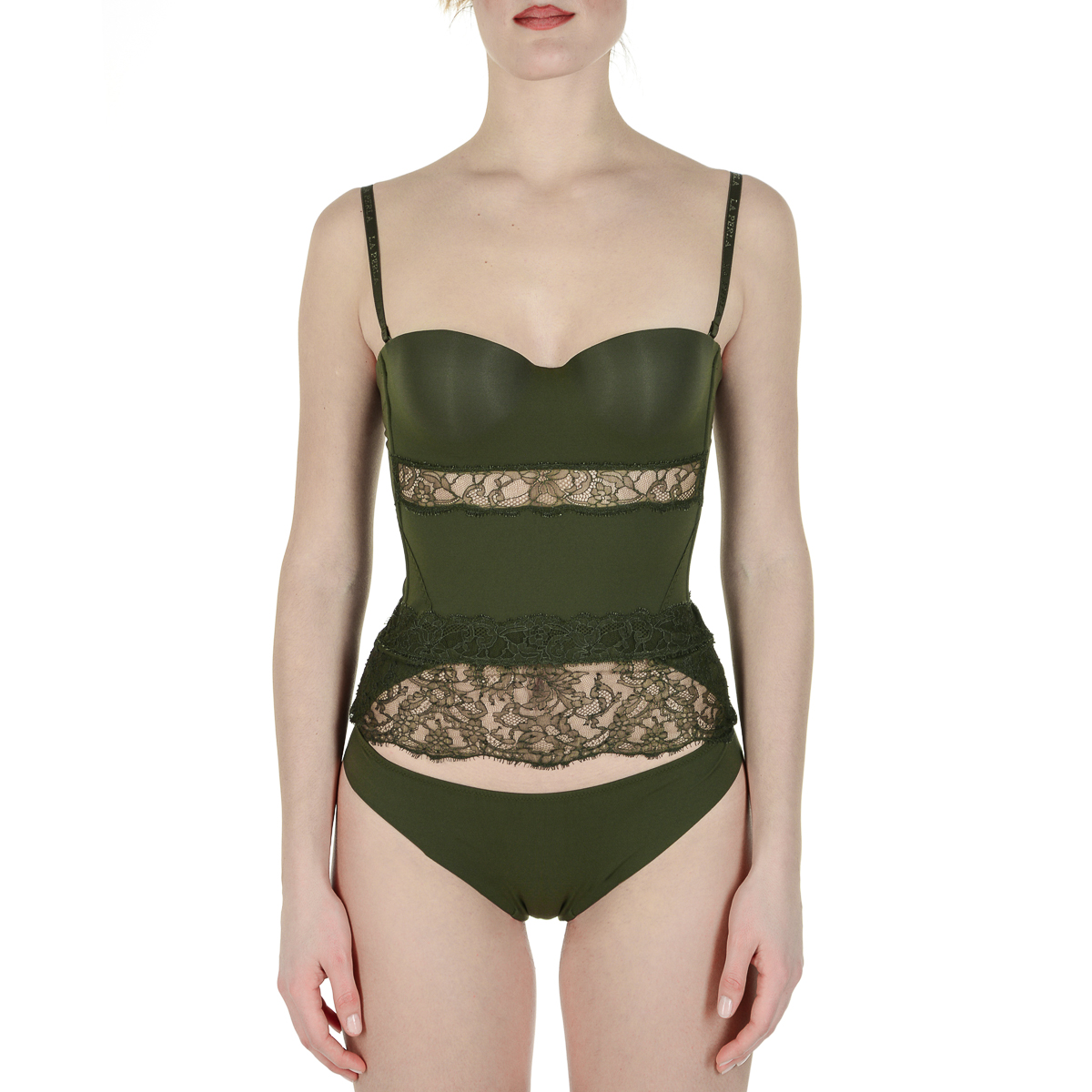La Perla Top Womens Bustier Dark Green