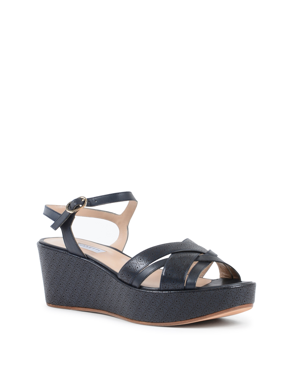 Fratelli Rossetti Sandalia de cuña para mujer Azul Marino 65813 MARAIS NAVY