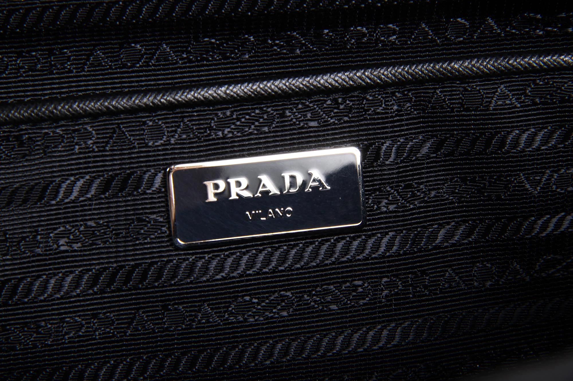 Bolso acolchado Prada BL0774 Nero Tessuto Impuntu