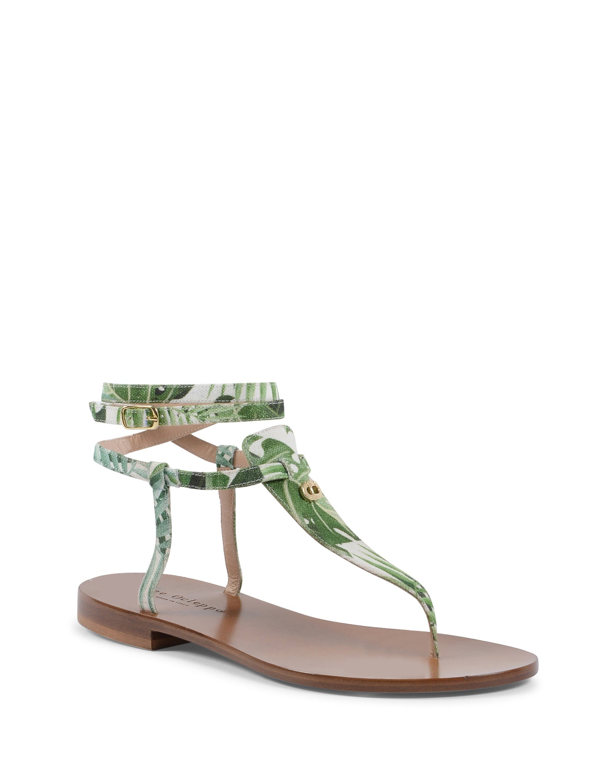 Sandalia Capri Palm - Estampado de palmeras