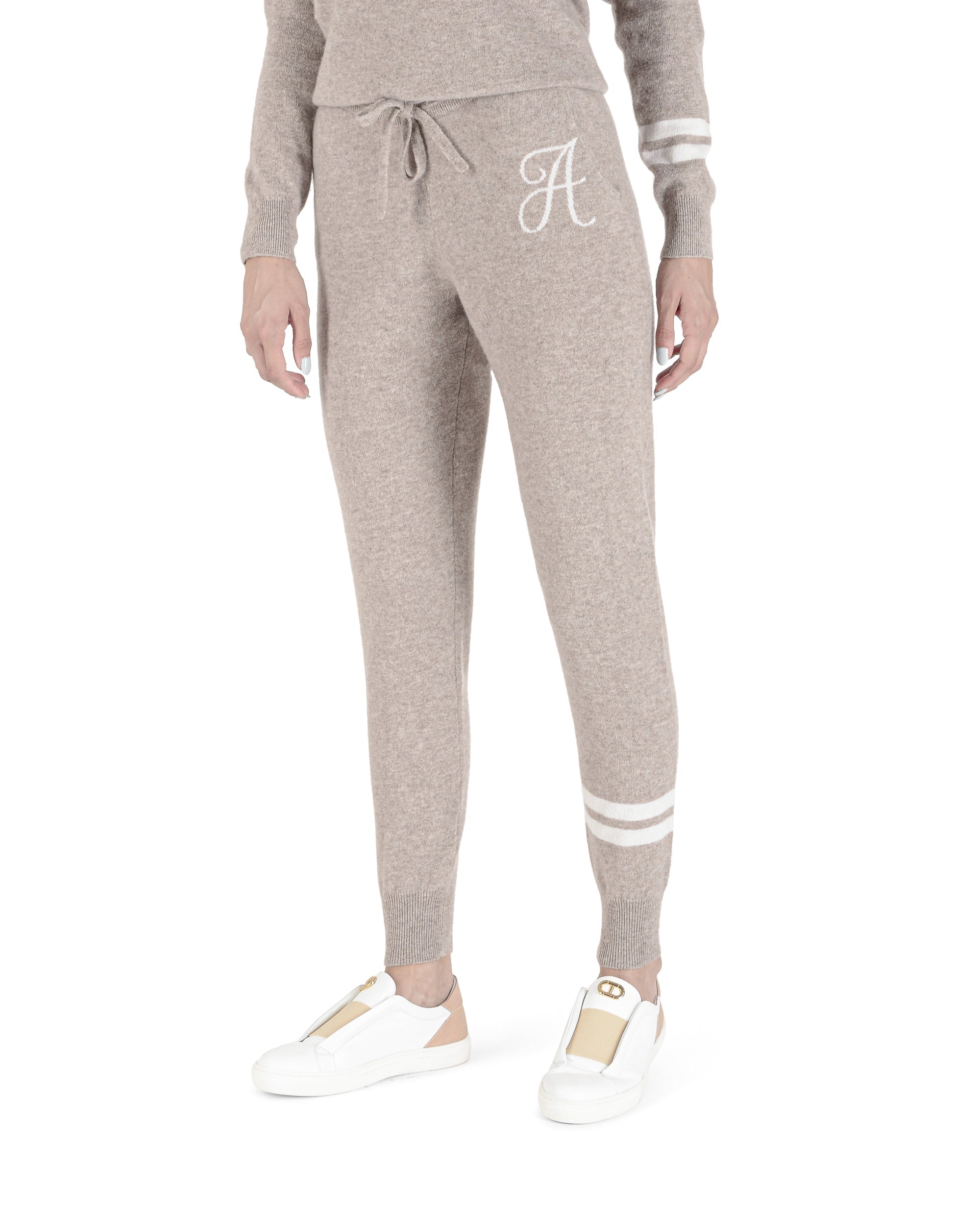 Pantalones deportivos de cachemira - Camel