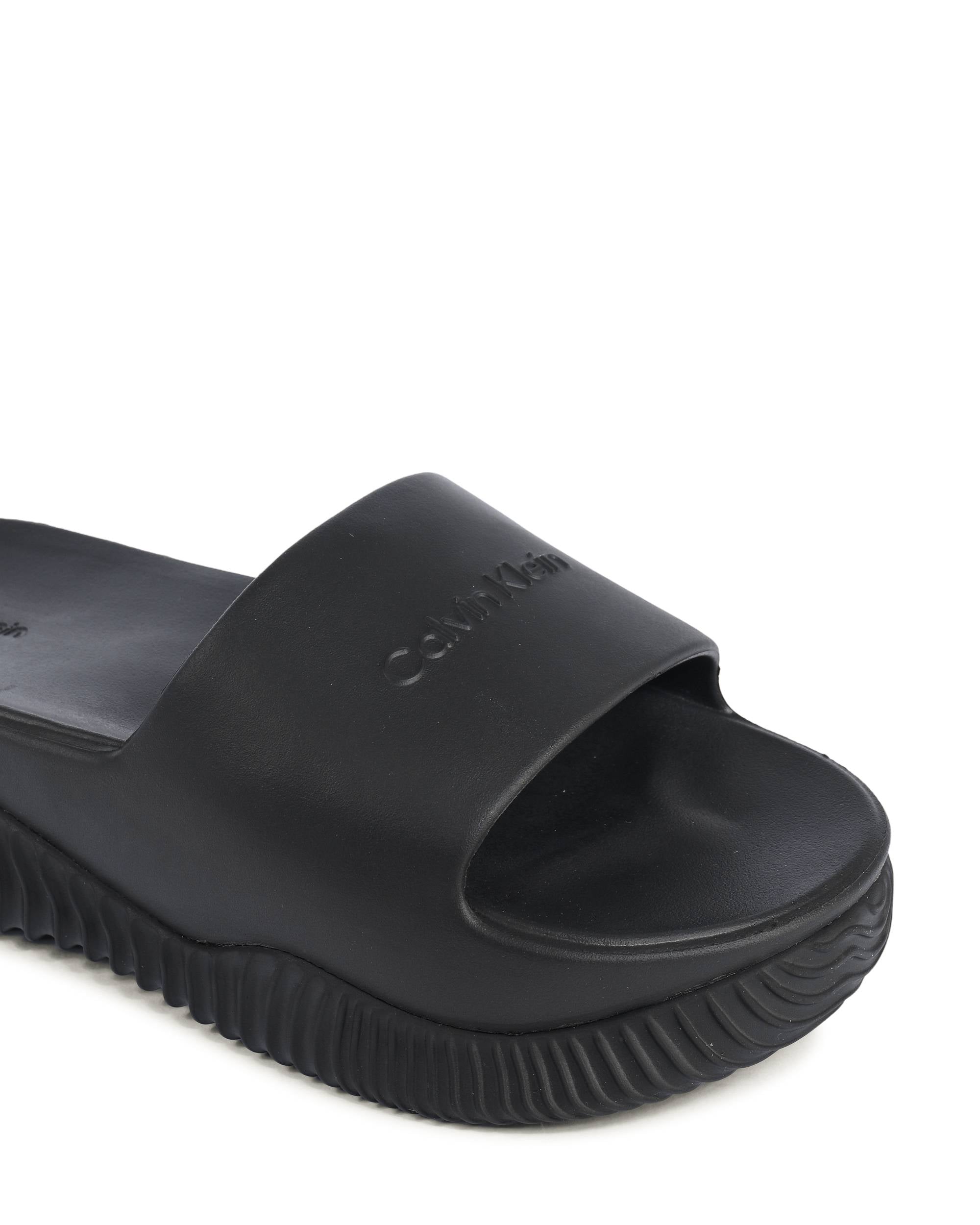 Chanclas Calvin Klein para mujer negras HW0HW01850BEH