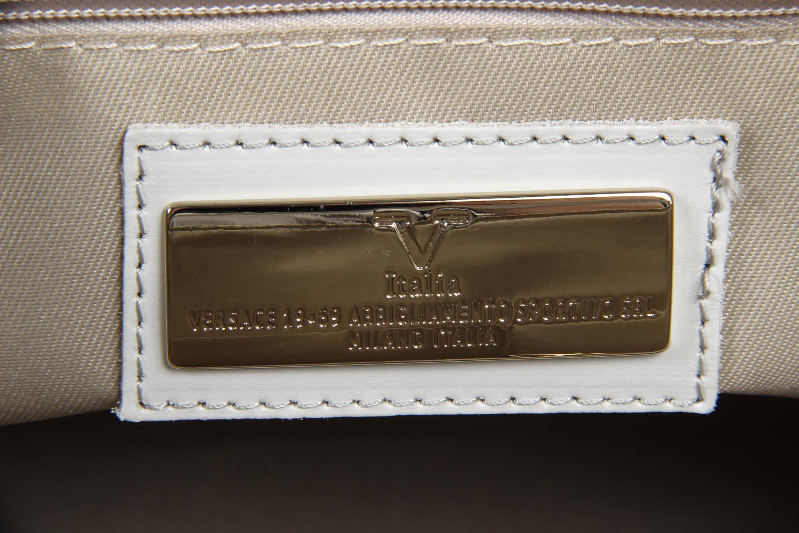 V 1969 Italia Bolso de mano para mujer V003 RUGA CREMA