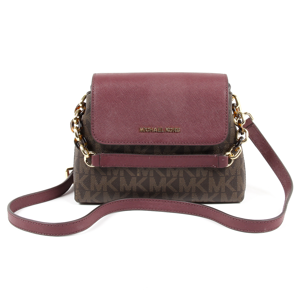 Michael Kors Womens Handbag PORTIA 35F7GPAL1B BRN PLUM
