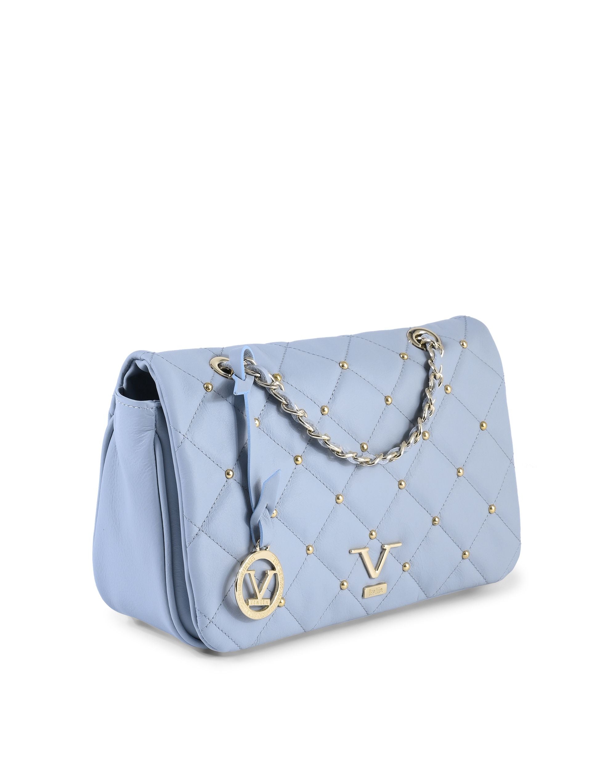 Bolso de mano para mujer V Italia M392 SAUVAGE CELESTE