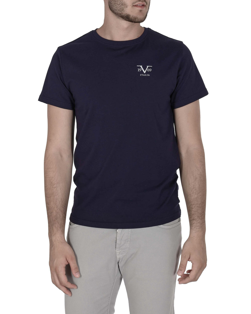 19V69 Italia Mens T-Shirt VSC1MTS01 NAVY