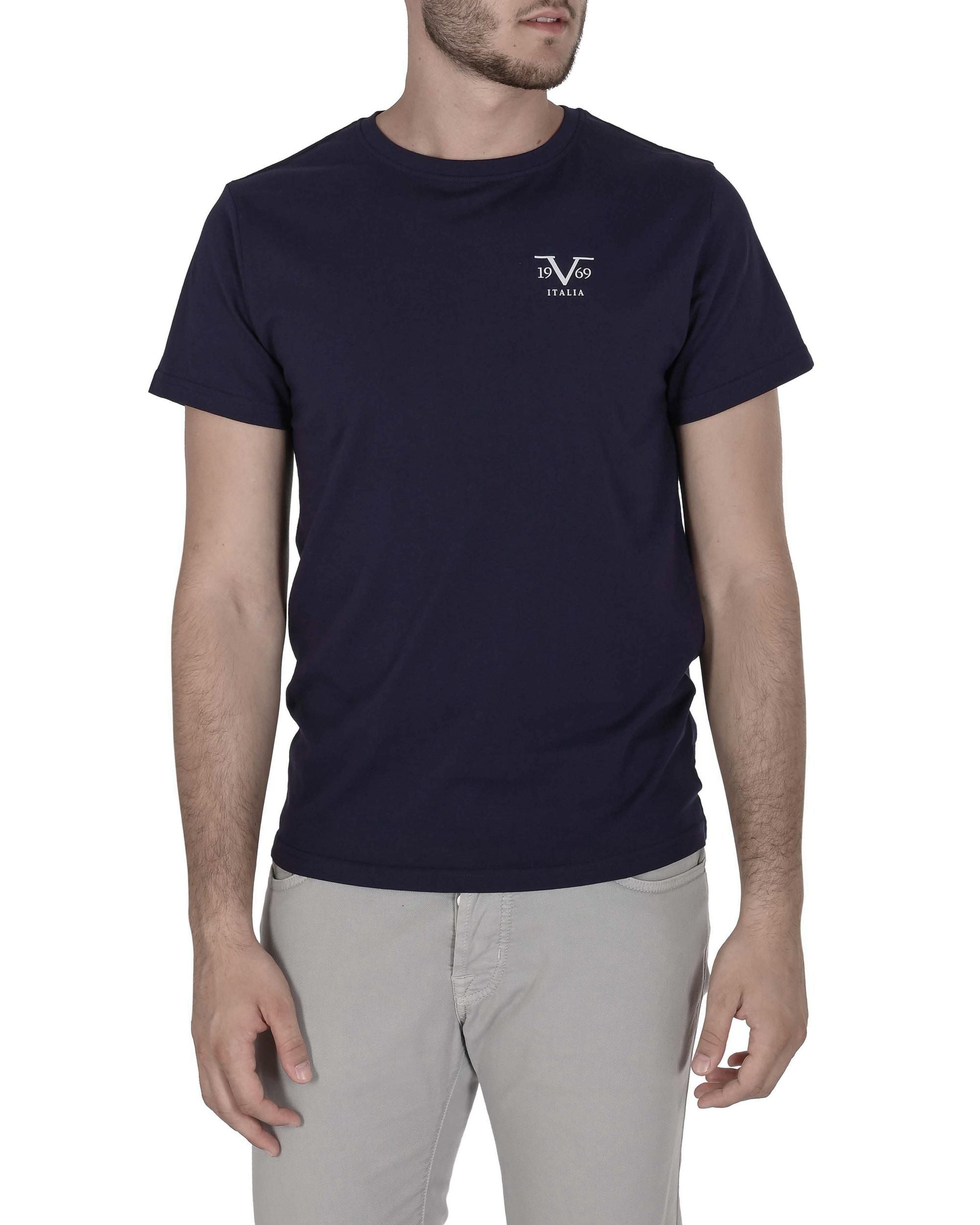 19V69 Italia Mens T-Shirt VSC1MTS01 NAVY