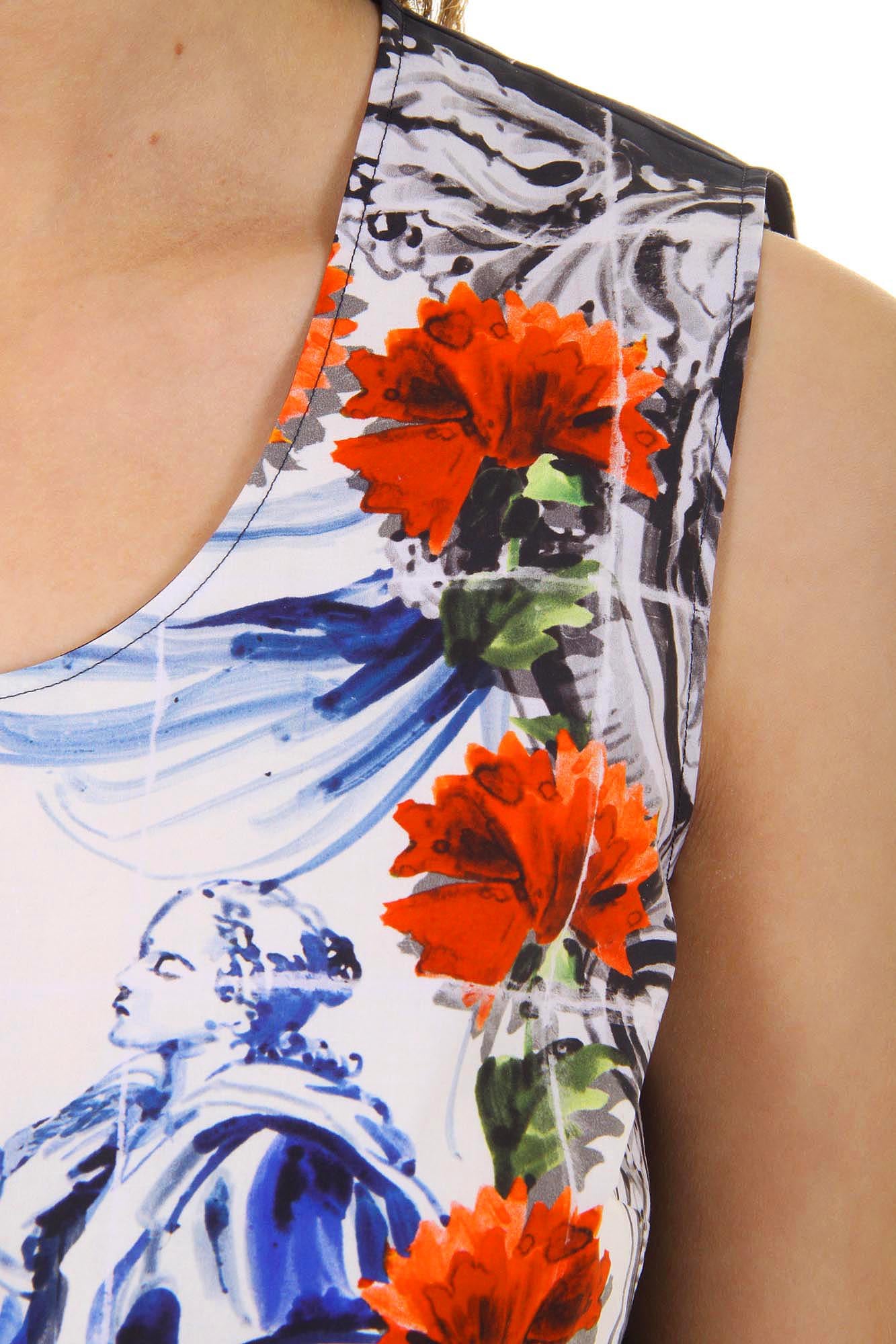 Camiseta sin mangas Dolce & Gabbana para mujer F7O34T FP5J8 X0800