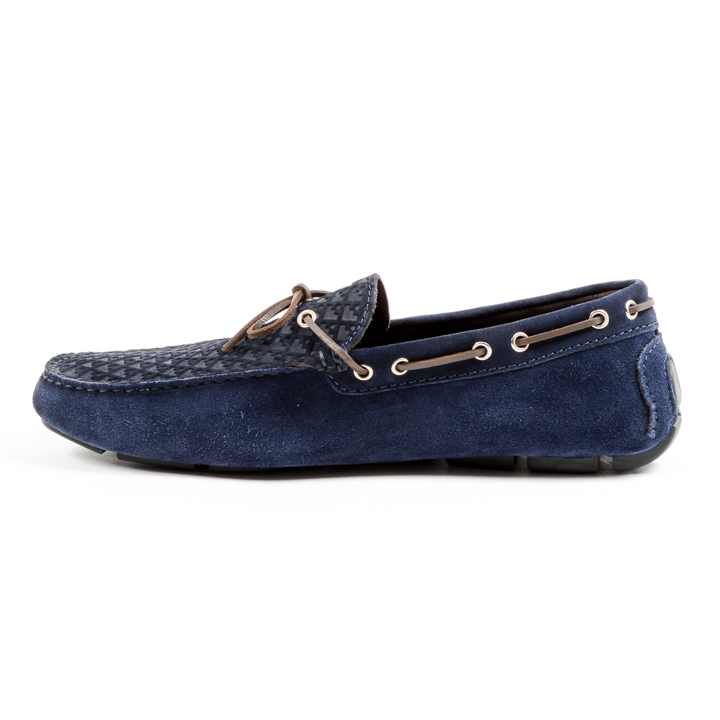 Mocasines V 1969 Italia para hombre, color azul, KARL