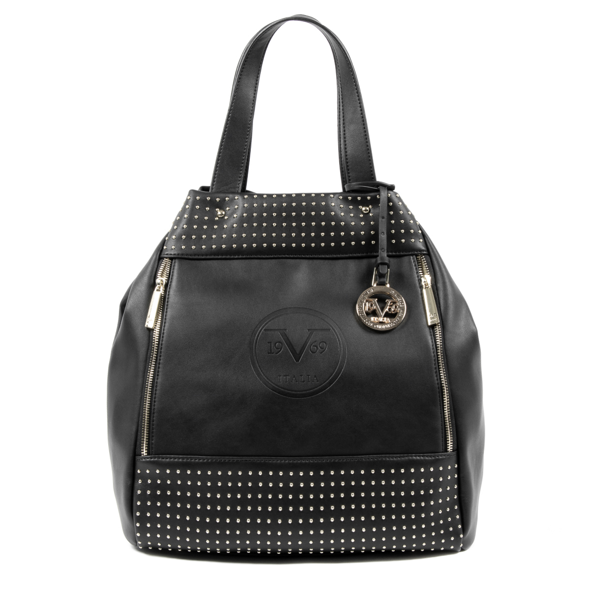 Bolso de mano para mujer V 1969 Italia Negro OLIVIA