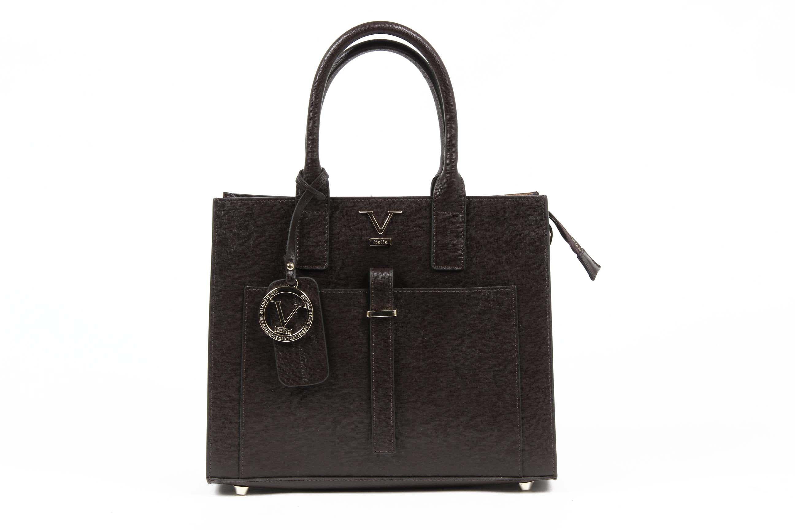 Bolso de mano para mujer V 1969 Italia V006 SAFFIANO T. MORO