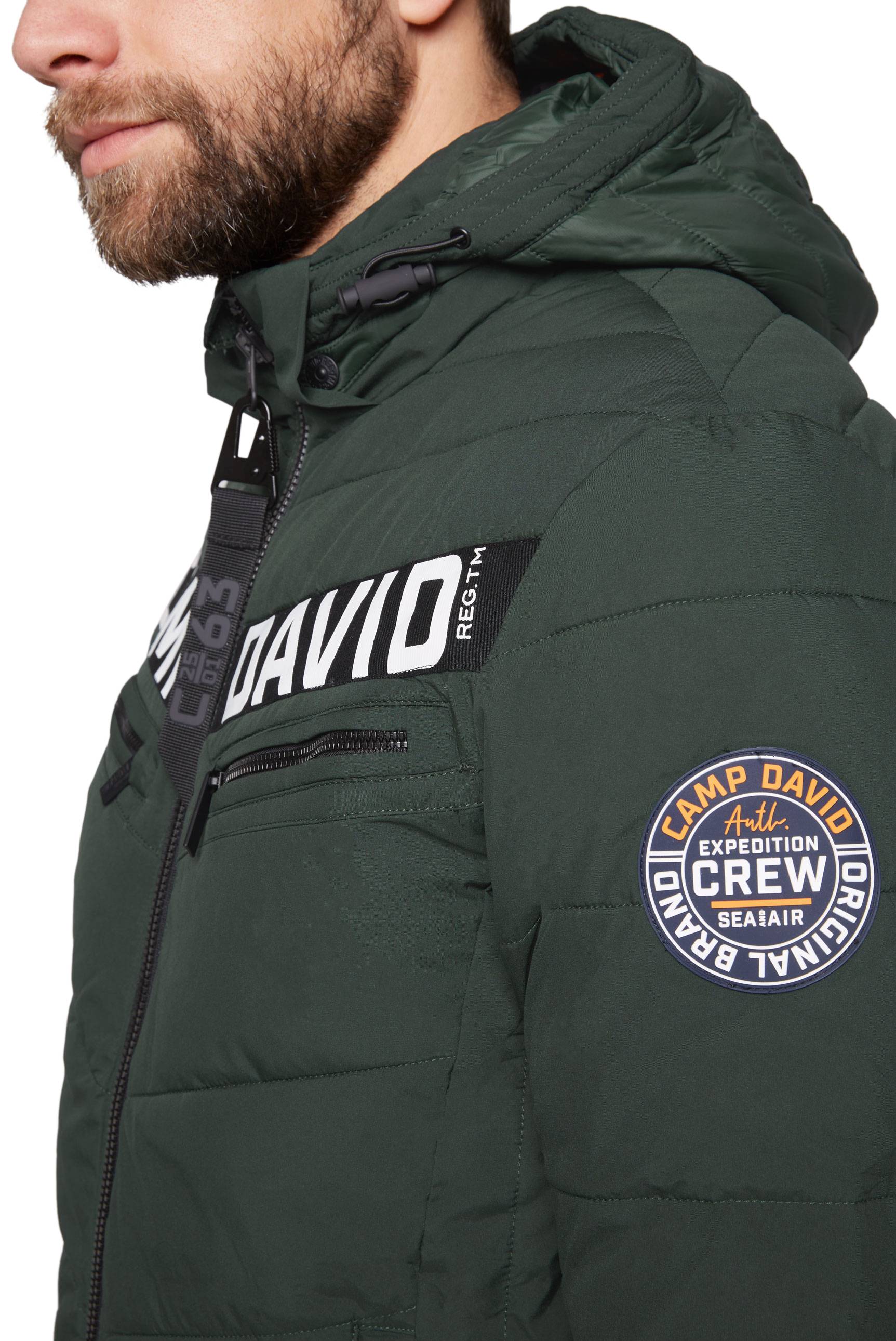 Chaqueta con capucha para hombre Camp David
