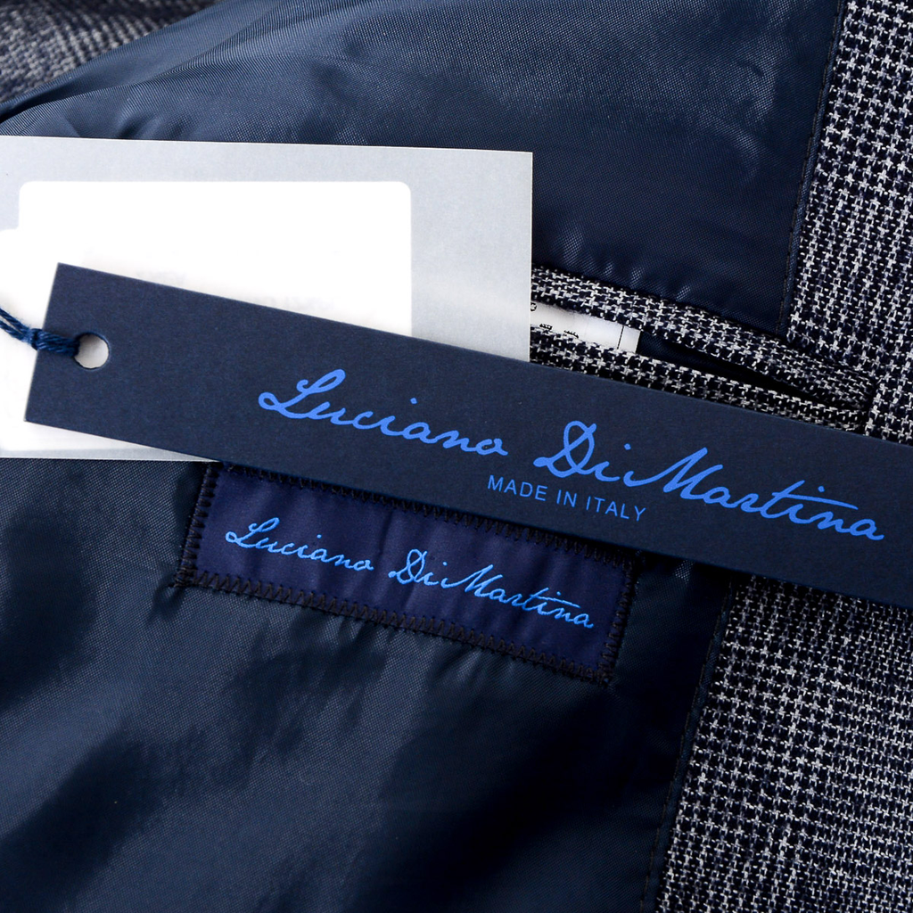Chaqueta Luciano Di Martina para hombre, manga larga, gris oscuro