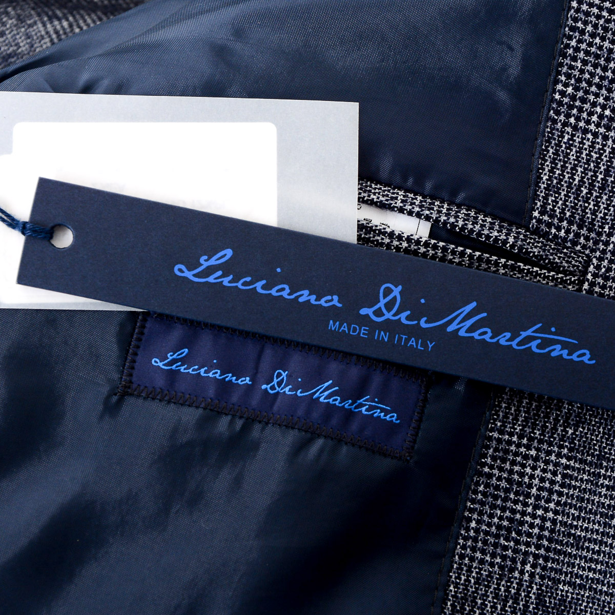 Chaqueta Luciano Di Martina para hombre, manga larga, gris oscuro