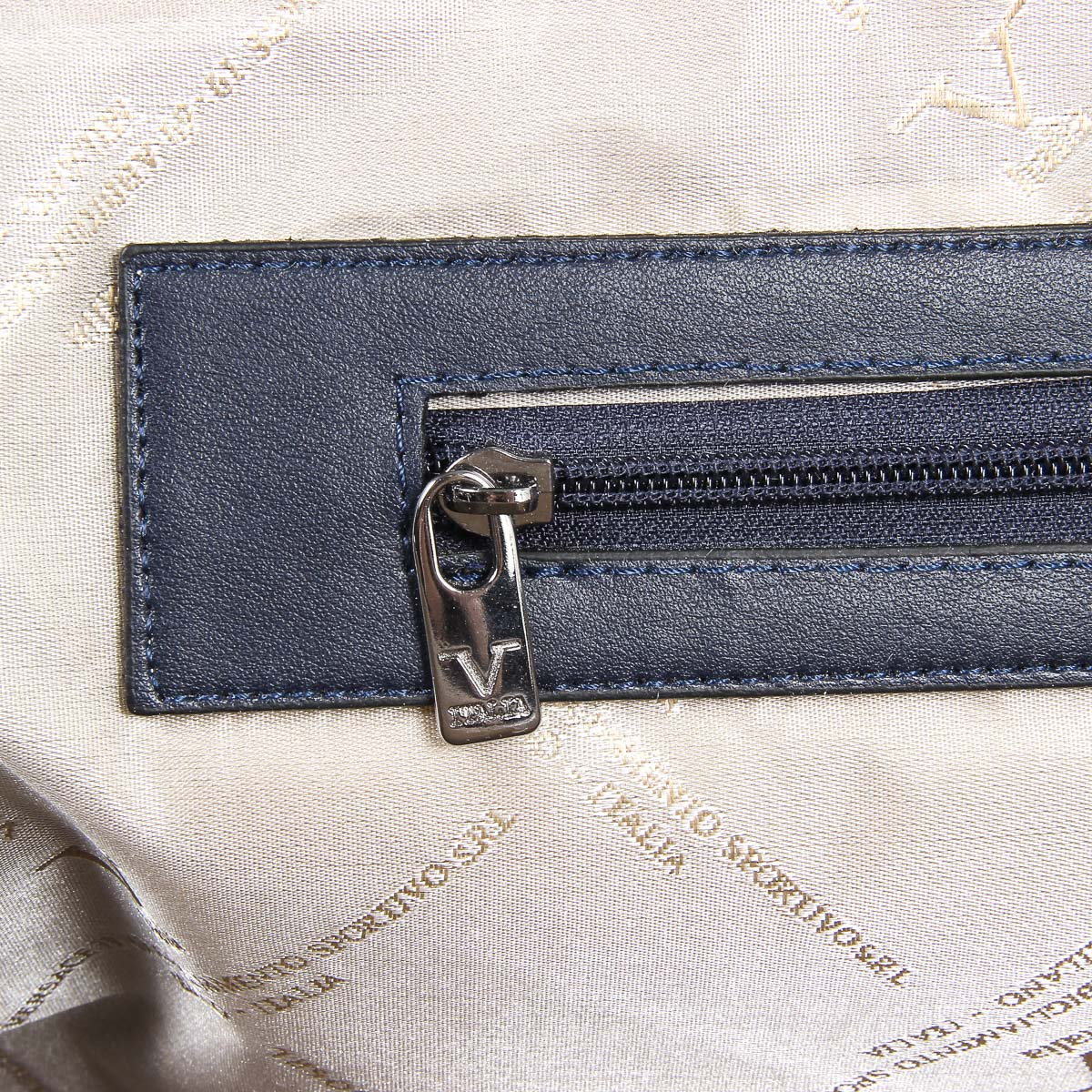 V 1969 Italia Bolso de mano para hombre Azul WILLY