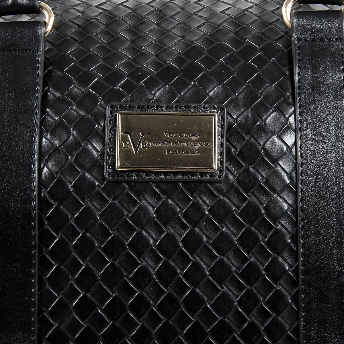 Bolso deportivo para hombre V 1969 Italia V1969015B NEGRO