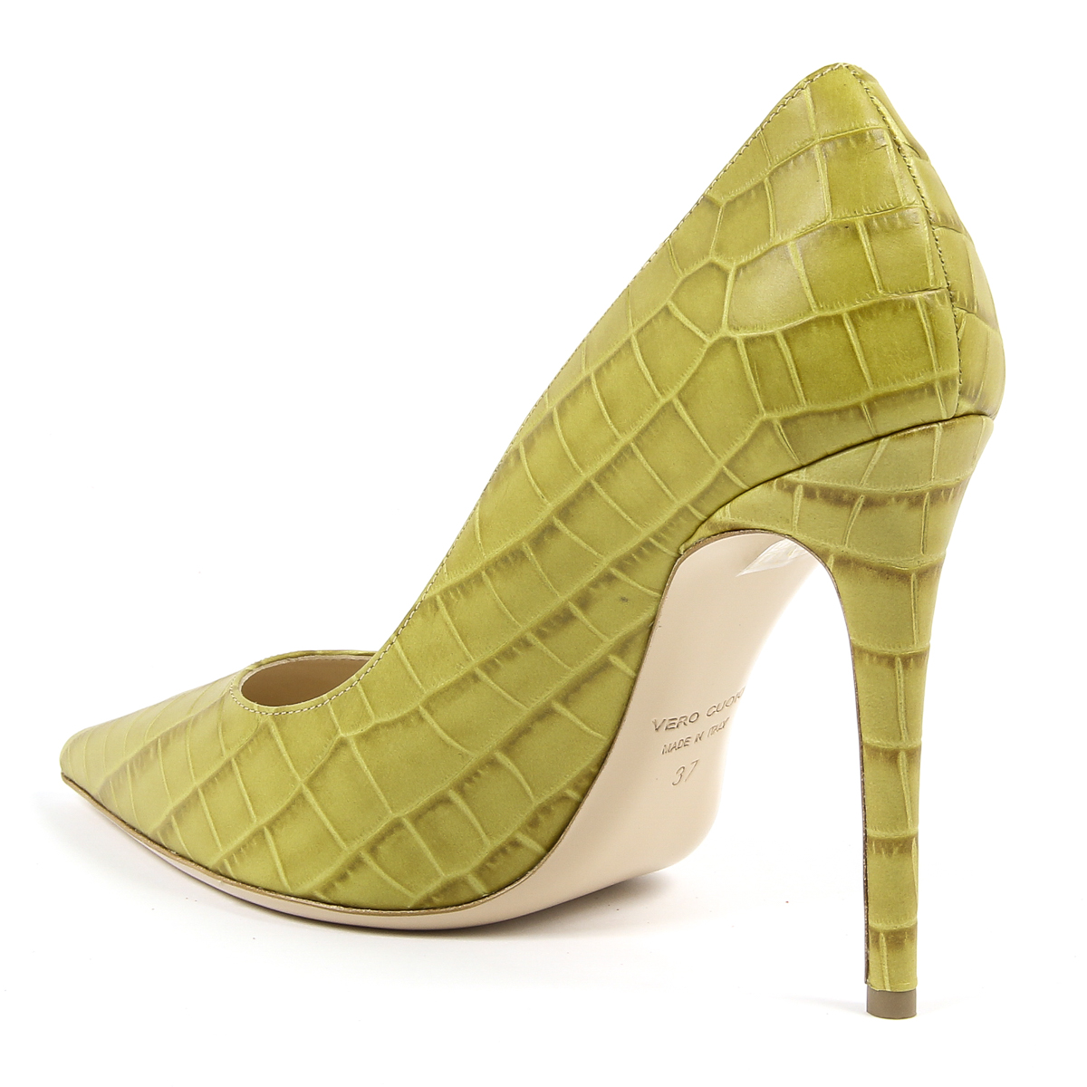 V 1969 Italia Womens Pump Green ESTER
