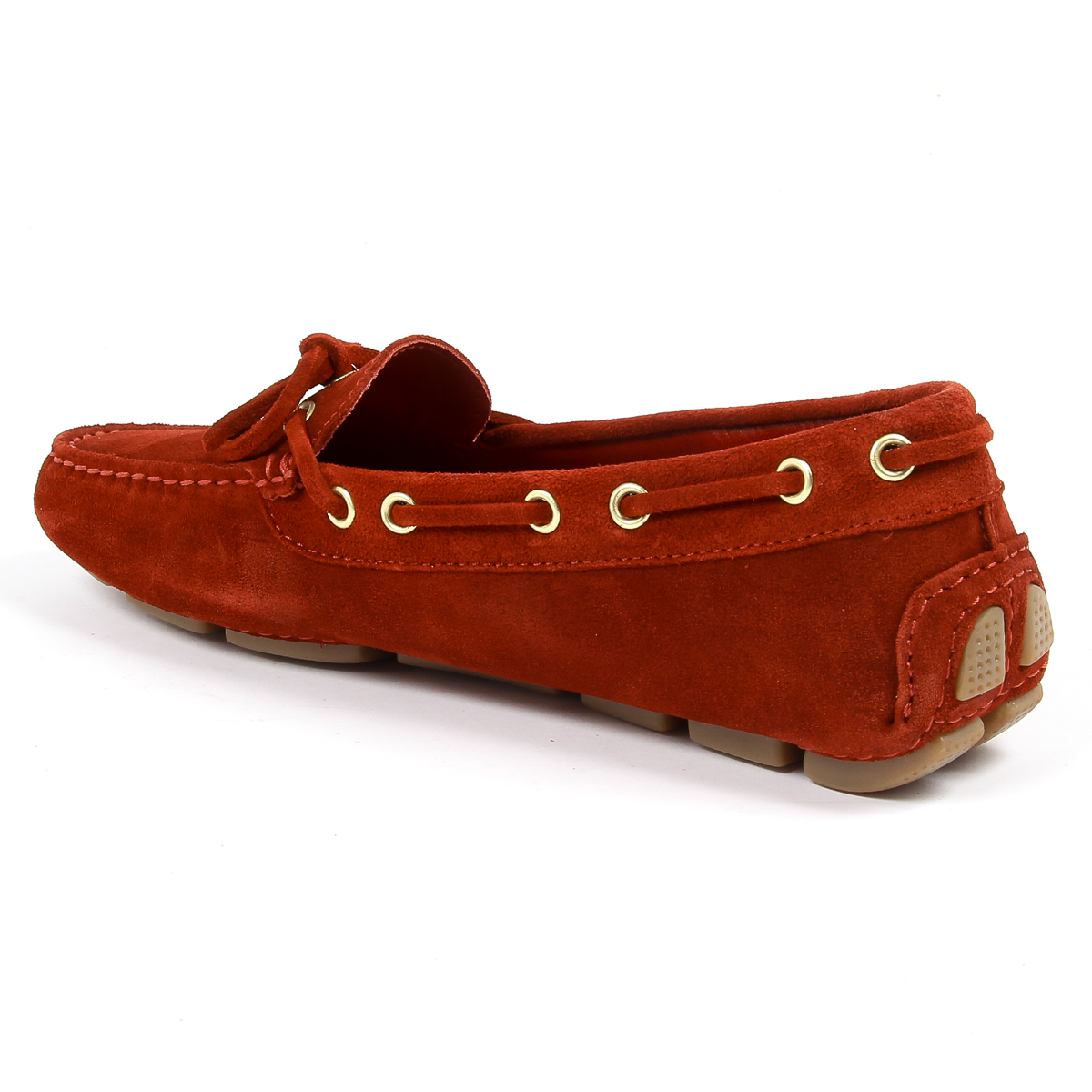 Mocasín para mujer V 1969 Italia rojo PISA
