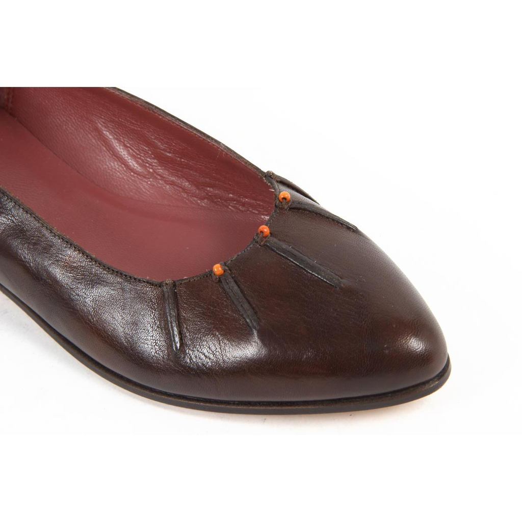 Bailarina Mujer Henry Cuir 1715A CRETA 809 MORO