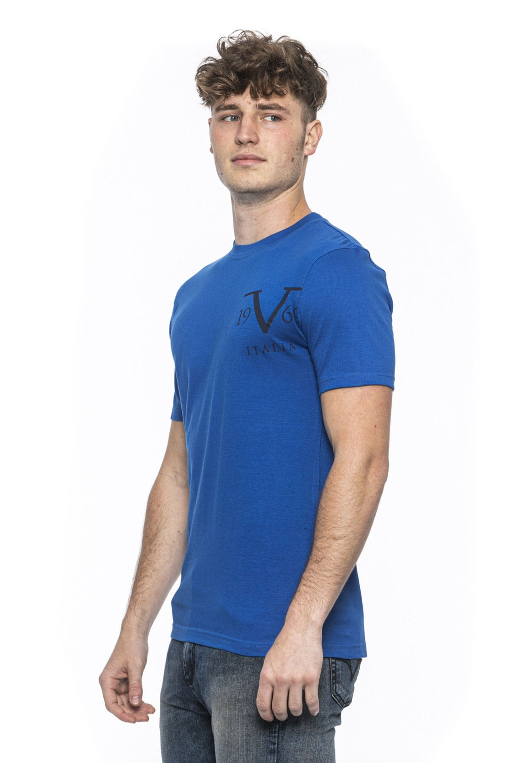 19V69 Italia Camiseta para hombre Azul MIKE ROYAL BLUE
