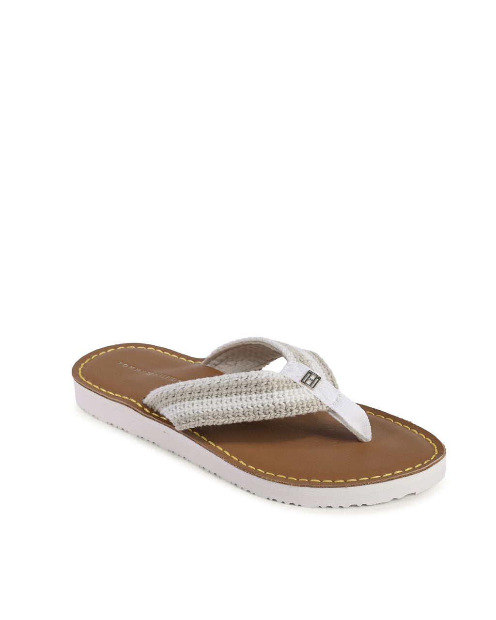 Chanclas Tommy Hilfiger para mujer color caqui FW0FW07261RBS