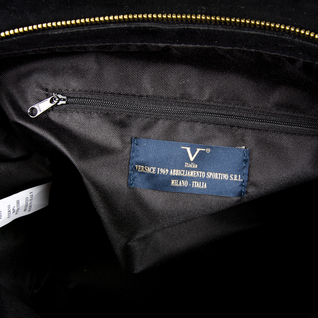 V 1969 Italia Womens Handbag Black CANVAS