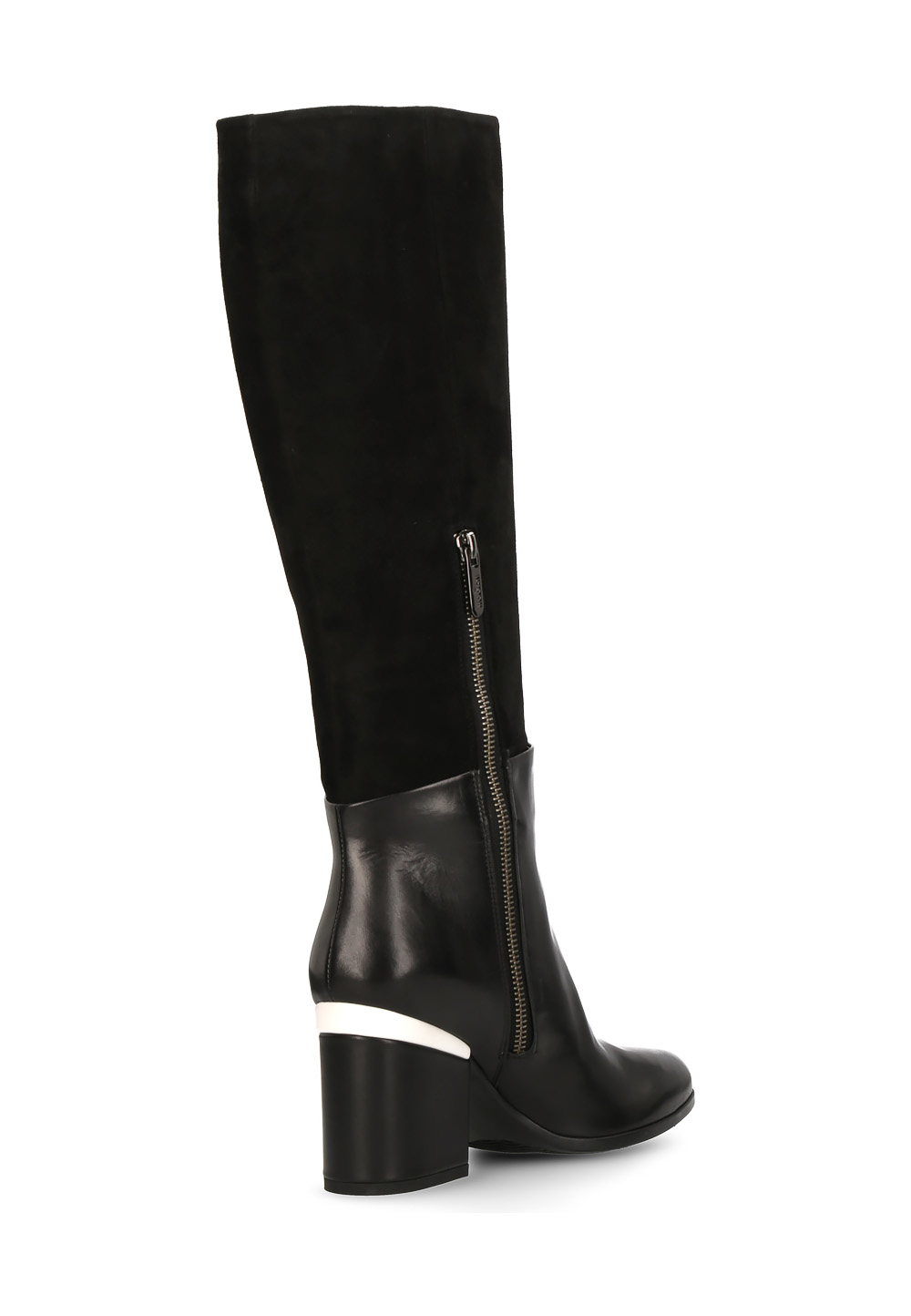 Bota alta Hogan para mujer, color negro, HXW2380O942QQ52B999