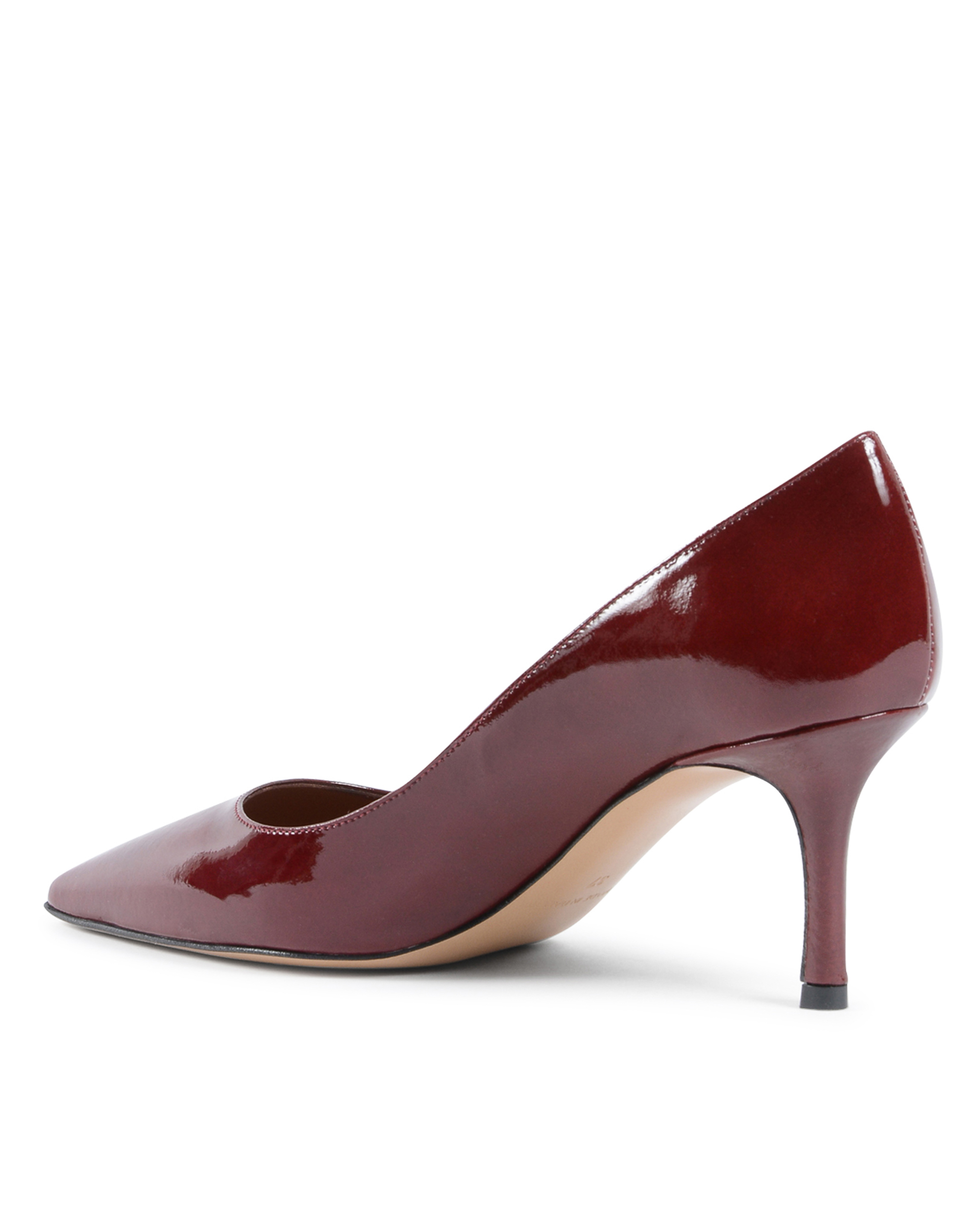 19V69 Italia Womens Pump Dark Red INES65 WINE PATENT