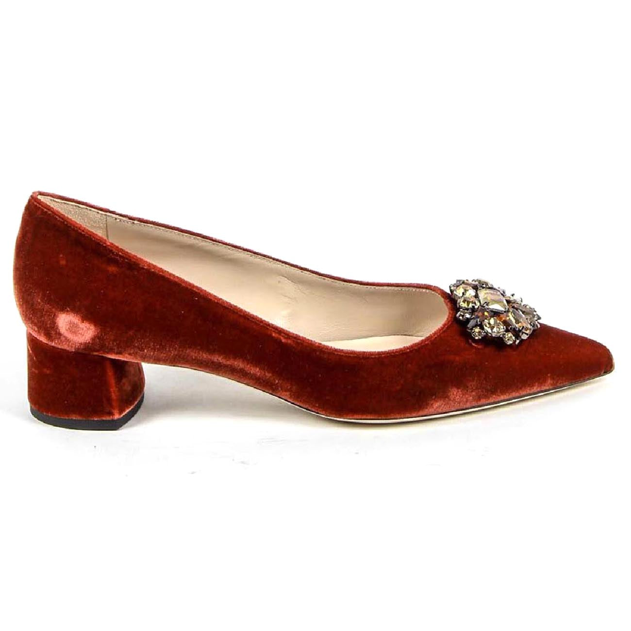 19V69 Italia Zapatos de salón para mujer 3110276 VELLUTO ROSSO