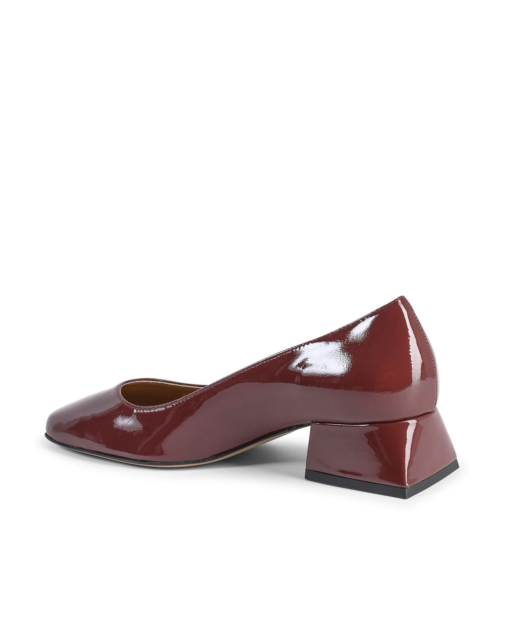 19V69 Italia Womens Heeled Ballerina SOFIA VERNICE BORDEAUX