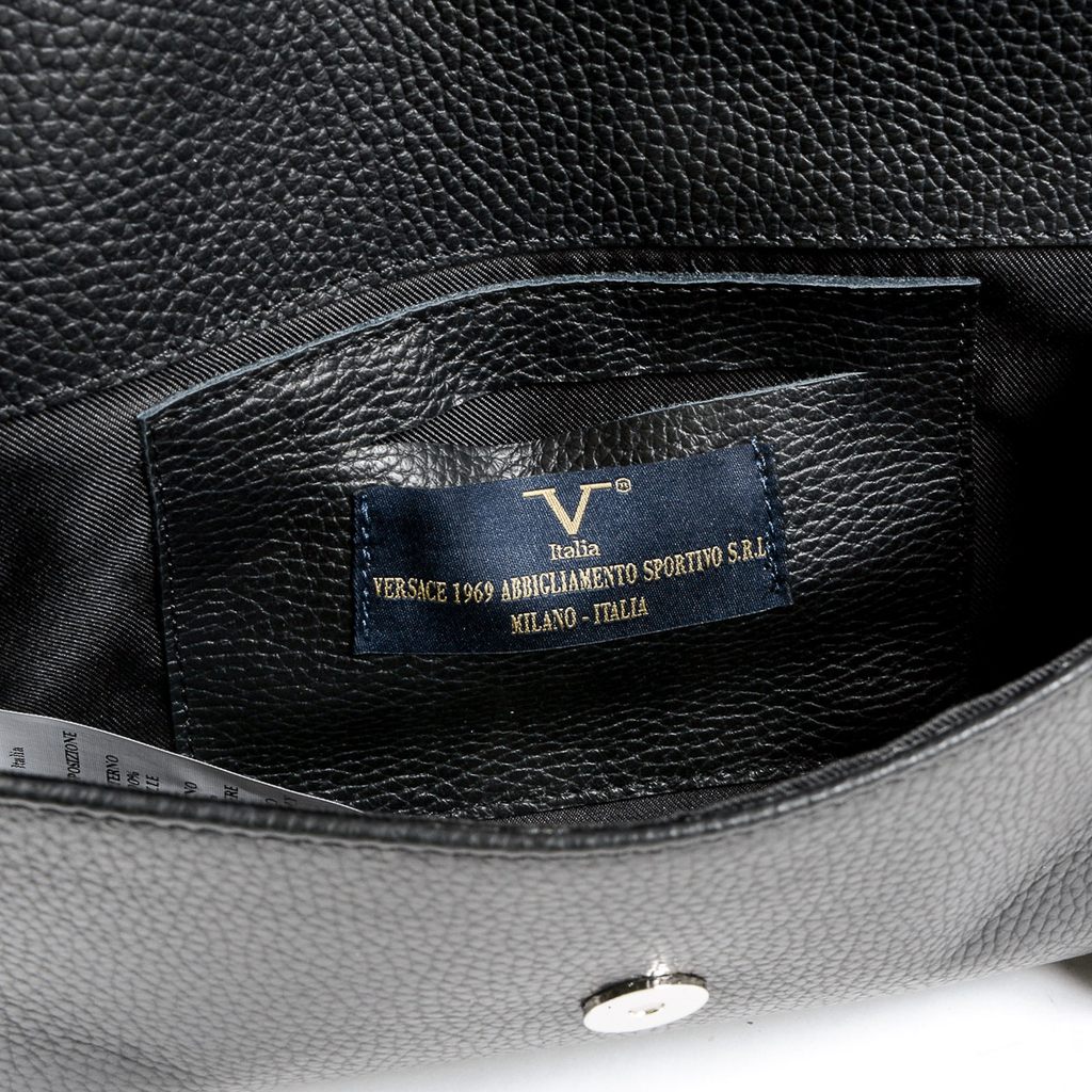 V 1969 Italia Womens Handbag Black ROMA