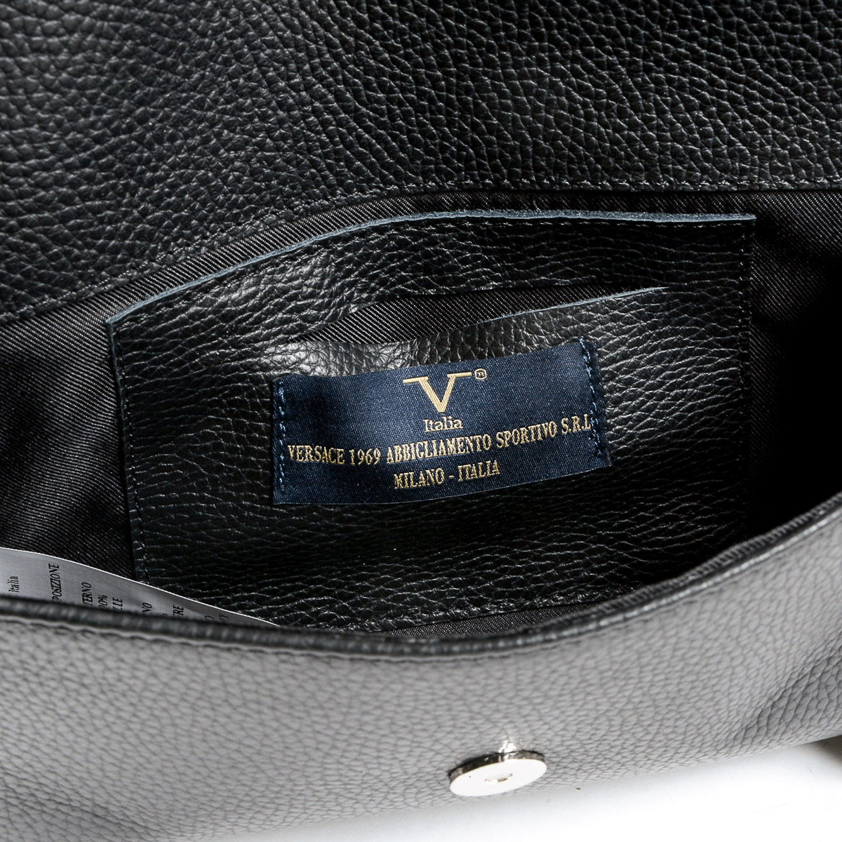 V 1969 Italia Womens Handbag Black ROMA