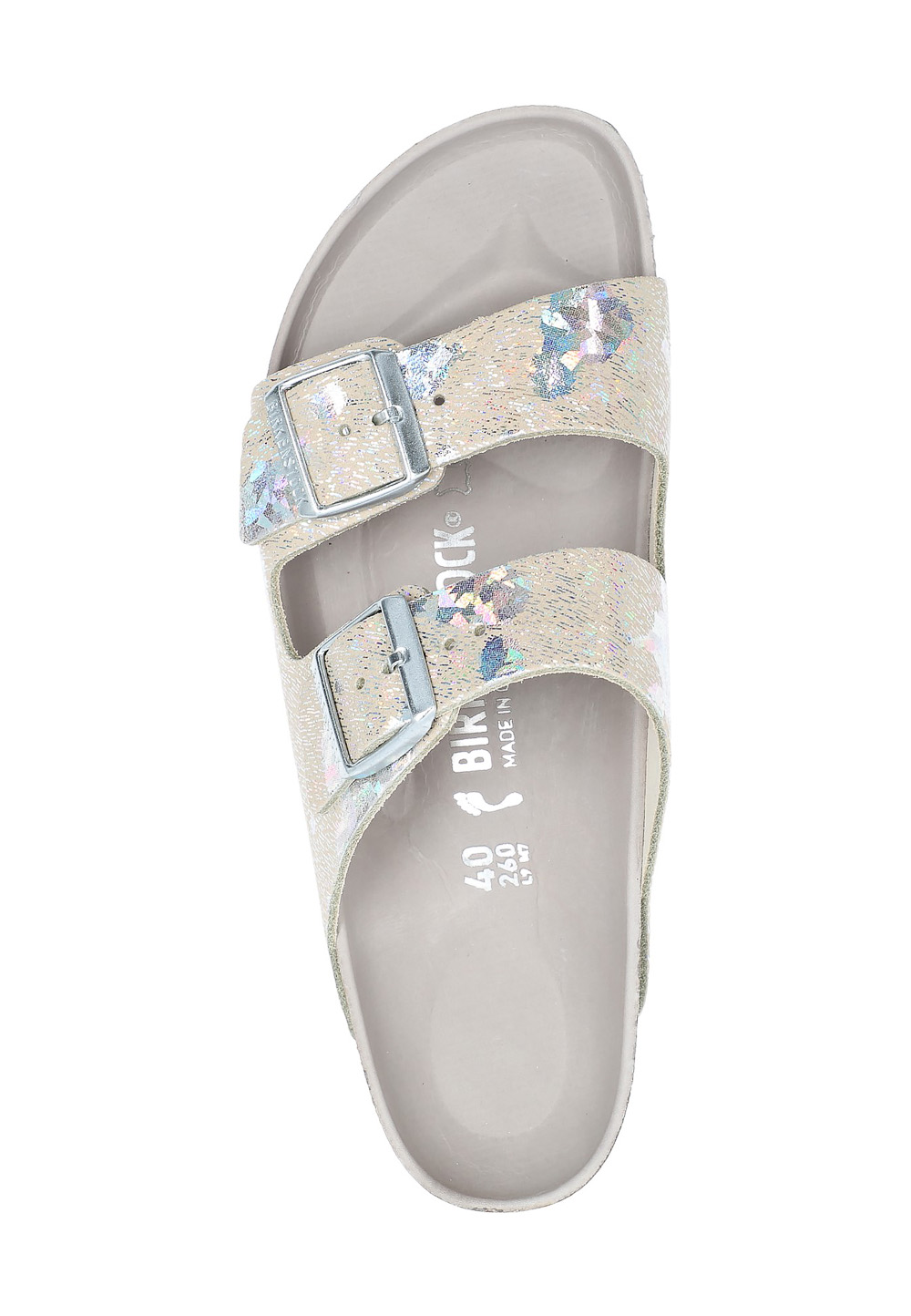 Sandalias Birkenstock para mujer color plata Arizona