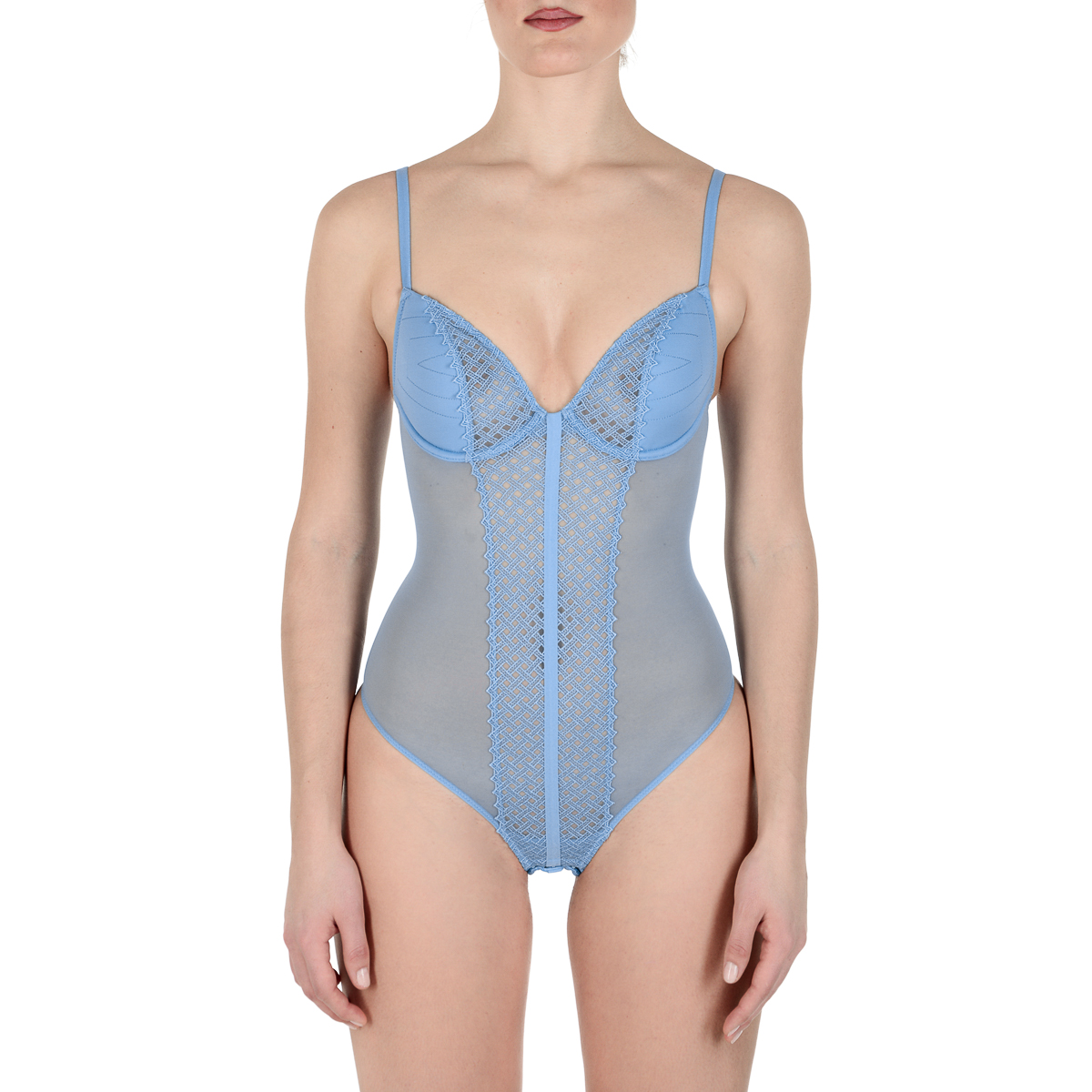La Perla Body para mujer azul claro