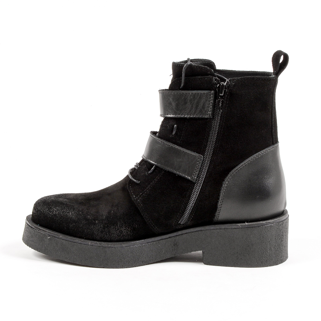 Andrew Charles Womens Ankle Boot Black JOAN
