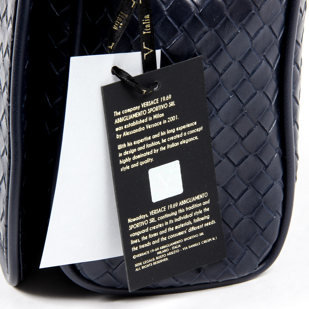 Bolso de mano para hombre V 1969 Italia Azul LEROY