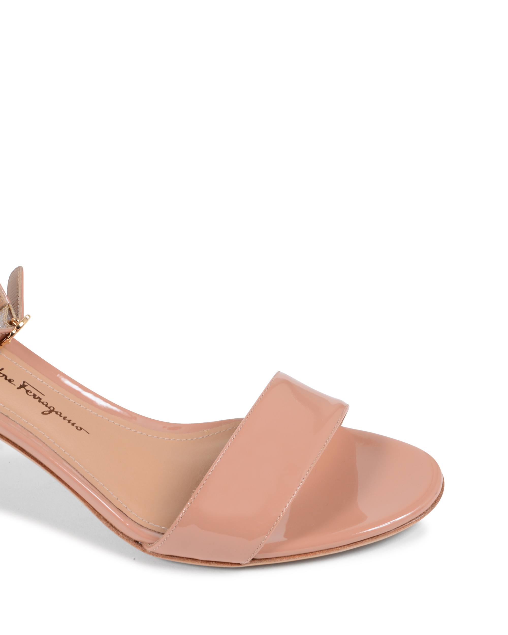 Salvatore Ferragamo Sandalia con correa al tobillo para mujer rosa TURSI
