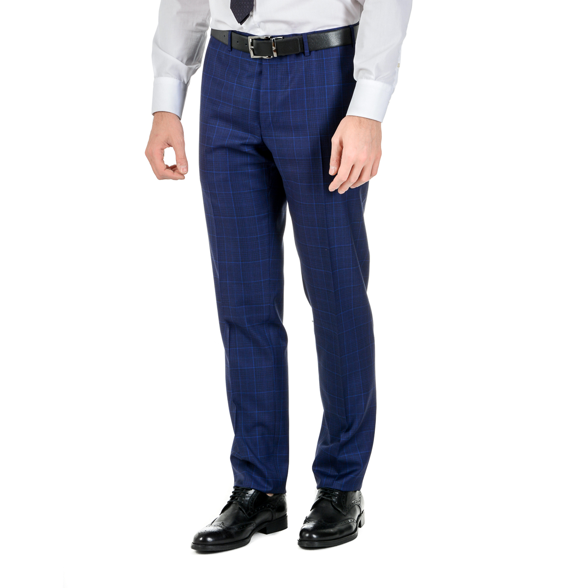 Canali Mens Suit Long Sleeves Blue Impeccabile
